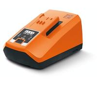 FEIN Cargador rápido ALG 80 por las baterías de iones de litio FEIN, Tiempos de carga bajos gracias a la corriente de carga de 8 amperios, Pantalla LED con indicador del nivel de carga y conexión USB