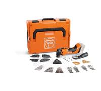 Fein MultiMaster AMM 500 Plus Top AS herramienta multifunción sin cable (18 V, herramienta multifunción sin batería, StarlockPlus, AMPShare, con juego de accesorios para cortar/afilar madera y metal, multiherramienta, en L-Boxx) 71293863000