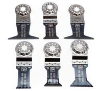 FEIN Corte-E Cierre Estrella Cuchillas para Madera Y Metal 6 Pieza Larga Vida