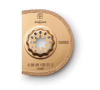 FEIN Disco de metal duro segmentado HM, Set 1 disco Ø90 mm, Ancho de corte aprox. 1,2 mm., Alojamiento SLP, deal para trabajar en esquinas y en bordes sin que se solape