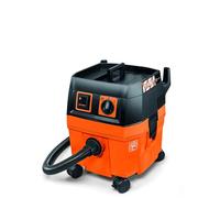 FEIN Dustex 25 L, Aspirador de obras para conexión de herramientas eléctricas, Aspirador en humédo/seco con cable de red 7,5 m, Potencia máxima de entrada 1380W. Homologación para la clase de polvo L.