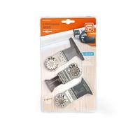 FEIN Hojas de recambio E-Cut Combo Starlock Wood – 3 hojas, corte preciso en madera