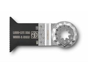 FEIN E-Cut Long Life Set 10 hojas de sierra, Ancho 65 mm, Longitud 50 mm, Alojamiento Starlock Plus, Bimetal con dentado de madera trabado