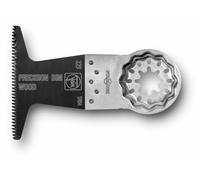 FEIN E-Cut precisión P HCS, Set 5 hojas de sierra, Ancho 50 mm, Longitud 50 mm, Alojamiento Starlock, Dentado Japan de doble hilera