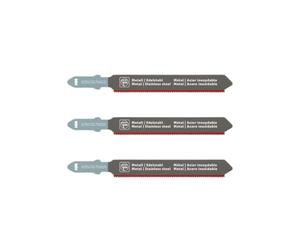 FEIN Hoja de sierra de calar F-IRON Jig 26 AS para materiales abrasivos HM 60 T1.1 MSS SC. Para materiales abrasivos, acero inoxidable, INOX. PU=3 unid.