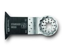 FEIN hoja de sierra E-Cut C HCS estándar Curved, Set 5 hojas, Ancho 50 mm, Longitud 50 mm, Attacco Starlock, Dentado trabado, Geometría de corte curvada