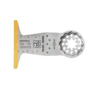 FEIN Hoja de sierra E-Cut Long-Life bimetálica con una larga vida útil, hoja de sierra para cortes profundos,1 Unid., Ancho 50 mm, Longitud 65 mm, Alojamiento Starlock, con revestimiento de titanio