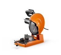 FEIN Ingletadora para metal MKAS 355 para el corte rápido y preciso de tubos cuadrados de hasta 120 mm y perfiles redondos de hasta 100 mm. Diámetro de la hoja de sierra 355 mm.