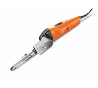 FEIN Lijadora de cinta BF 10-280E para esquinas y cantos en el tratamiento de acero inoxidable, Velocidad en vacío 10 000-28 000 1/min., Cinta 520 x 3/6/20 mm. Velocidad de cinta 12-32 mt/sec
