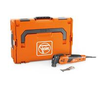 FEIN Multimaster MM 700 Max, MultiTool con hoja de sierra bimetálica para metal y plásticos, Motor FEIN 450 W Sistema antivibración, Portaherramientas StarlockMax, Cambio herramienta rápido QuickIN