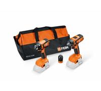 FEIN Práctico combo a batería.Llave de impactoASCD 18-200 W4 y taladro atornillador ASCM 18 QSW.Compatible con las baterías Bosch Professional 18V desde 2008 y las baterías AMPShare