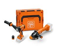 FEIN Práctico combo a batería. MULTIMASTER AMM 500 y taladro atornillador ASCM 18 QSW AS. Compatible con baterías Bosch Professional 18V y AMPShare