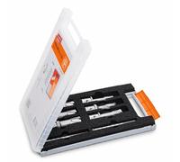 FEIN Set de accesorios Best of coronas perforadoras,6 coronas perforadoras y 2 2 centradores, profundidad de corte 35 mm., en maletín de plástico.