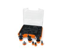 FEIN Set de accesorios QuickIN Metal,-BOXX72, para todas las atornilladoras a batería FEIN con alojamiento QuickIN, El relleno de la maleta ofrece además espacio para otros accesorios QuickIN.
