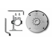 FEIN Set de discos de sierra HSS Ø 100 mm Alojamiento SLP Bimetal por Alta duración, dentado de madera, mini sierra circular, El tope de profundidad puede utilizarse con muchos otros accesorios FEIN