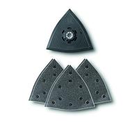 FEIN Set de lijado, Alojamiento SLP, Para el lijado efectivo de bordes y esquinas así como superficies medias, Fácil manejo y rendimiento de desbaste muy bueno, Longitud de canto 130 mm