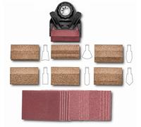 FEIN Set de lijado de perfiles, 22 piezas, Alojamiento SLP, Set de 22 piezas para desbastar en ranuras y radios exteriores