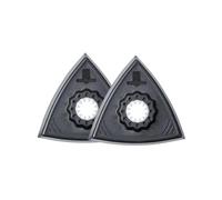 FEIN Juego de hojas de lija (fijación Starlock, sin perforaciones, soporte de plástico, forma triangular, longitud del canto 80 mm) 63806129220