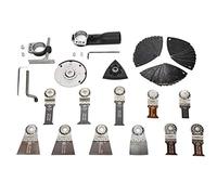 FEIN SET DE RENOVACION INTERIOR | Set de 45 accesorios con amplia gama de hojas de sierra para trabajos de corte rápidas y precisas para montaje, adecuado para FEIN MultiTools alojamiento StarlockMax