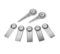 FEIN SET SANEAMIENTO DE JUNTAS | Set profesional de 7 cuchillas para el saneamiento profesional de juntas de dilatación, adecuado FEIN MultiTools con alojamiento StarlockMax, 100% Calidad