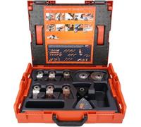 Fein Starlock 33903750010 - Juego de accesorios multiherramienta de 34 piezas con L-Boxx 102