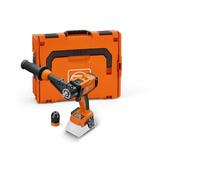 FEIN Taladro atornillador percutor a bateria ASCM 18 QMP AS, 4 velocidades | Interfaz QuickIN, roscar hasta M14 y taladrar con sierra de corona de metal duro hasta 80 mm, sin batería y cargador