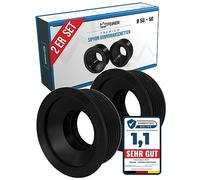 FEINER® Juego de 2 manguitos de goma para sifón, 50 32, diámetro exterior de 50 mm x diámetro interior de 28-32 mm, junta de sifón, desagüe de lavabo, conexión a tubos de desagüe DN 50 HT y arco de