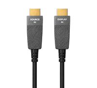 FeinTech ProAqtive - Cable HDMI de fibra óptica (12 m, fibra AOC, 8K, 60 Hz, 4K, 240 Hz, 48 Gbps, eARC CEC, compatible con TV, PC, Xbox, PS5)