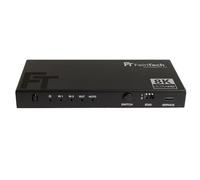 FeinTech SW212 Conmutador HDMI 2.1 de 2 entradas y 1 salida con extractor de audio (Toslink y AUX)