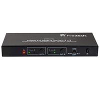 FeinTech VMS02201 Matrix Switch 2x2 Conmutador HDMI 2.0 (2 entradas, 2 Salidas, con Extractor de Audio, 4 K, HDR, SPDIF)