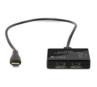 FeinTech VSP01204 Divisor HDMI Splitter 1 x 2 Ultra HD 4K 60Hz HDR con Escalador Scaler