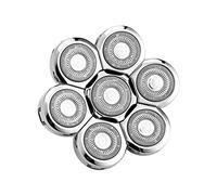 Feiouna Afeitadora eléctrica 7D de repuesto L, hoja impermeable, cortador flexible, cara flotante, barba