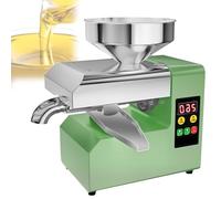 Feiphla 800 W/1100 W MáQuina Aceite Girasol,Prensa De Aceite HidráUlica, Acero Inoxidable para El Hogar, MáQuina De ExtraccióN De Exprimidor De Aceite FríO,para Coco R6S