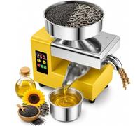 Feiphla 800 W/1100 W Rensa De Aceite, Expulsor De Extractor De Aceite,CalefaccióN AutomáTica para Expulsor De,para Coco, Girasol,Nuez,SéSamo R8S