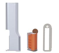 Feiphla Impresora De Alimentos, Impresora PortáTil De Salida, Mini Impresora De Mano, Impresoras De InyeccióN De Tinta, Impresora De Mano con Regla Auxiliar para Todo Tipo 1*Brown