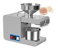 Feiphla MáQuina AutomáTica De Prensa De Aceite De 820w/1000w, Expulsor De Aceite De Acero Inoxidable, Extractor De Aceite De Nuez FríA/Caliente para Coco, Ricino,Hogar R6