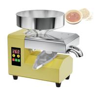 Feiphla MáQuina AutomáTica De Prensa De Aceite De 820w/1000w, Expulsor De Aceite De Acero Inoxidable, Extractor De Aceite De Nuez FríA/Caliente para Coco, Ricino,Hogar R8S
