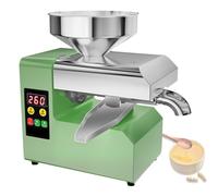 Feiphla Molino Inteligente De Aceite De Oliva, con Rendimiento De 6 Kg/H A 9 Kg/H, Prensa AutomáTica De Aceite De 820 W/1100 W, para Uso Comunitario 9kg/H R6S
