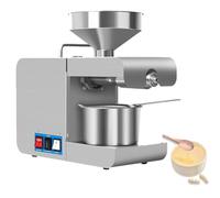 Feiphla Molino Inteligente De Aceite De Oliva, con Rendimiento De 6 Kg/H A 9 Kg/H, Prensa AutomáTica De Aceite De 820 W/1100 W, para Uso Comunitario 9kg/H R6