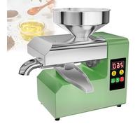 Feiphla Prensa De Aceite AutomáTica De Acero Inoxidable, Prensa FríA & Caliente,Temperatura Constante,para Coco, Girasol,Nuez,SéSamo,Lino Y MáS R6S
