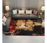 FEIPUHOME Art Alfombra Lavable Vintage, Retrato de una Dama, Famosa Alfombra de impresión de Pintura al óleo para la decoración del Piso de la Entrada Principal de la Sala de Estar 90x120cm