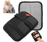 Feirdhoo Guante para eliminar el pelo de animales, imán electrostático para gatos y perros, guantes de piel de doble cara, lavable y transpirable para muebles, alfombras y coche