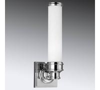 FEISS Aplique de pared Payne, cromado, altura 36 cm, IP44