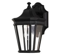 FEISS Aplique exterior Cotswold Lane negro altura 29,2cm