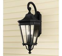 FEISS Aplique exterior Cotswold Lane negro altura 76,2cm