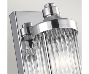 FEISS Aplique LED Paulson IP44 1 luz altura 73,7cm True