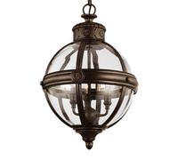 FEISS Lámpara colgante Adams Ø 37 cm bronze True