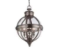 FEISS Lámpara colgante Adams Ø 37 cm níquel