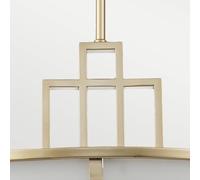 FEISS Lámpara colgante Fusion, latón natural
