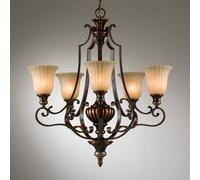 FEISS Lámpara de araña Kelham Hall, 5 luces